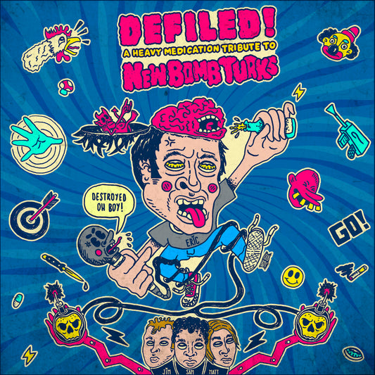 Defiled: A Heavy Medication Tribute to New Bomb Turks - Black Vinyl LP + Bonus CD