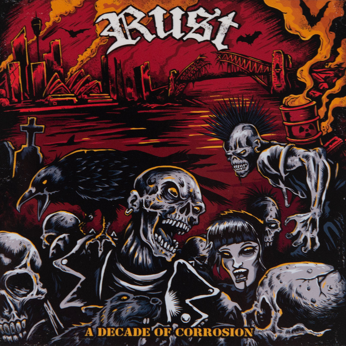 Rust - A Decade of Corrosion - Compact Disc (CD/DVD) album