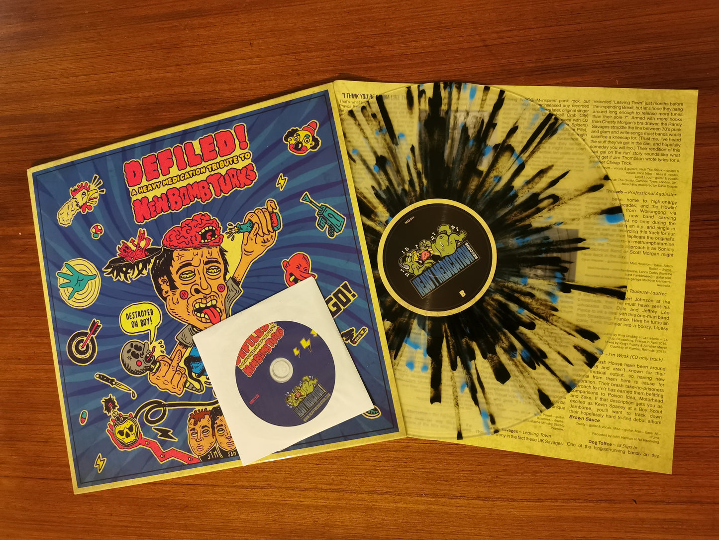 Defiled: A Heavy Medication Tribute to New Bomb Turks - Black Vinyl LP + Bonus CD
